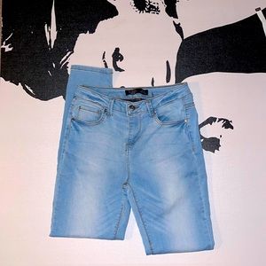 Ci Sono | Light Blue Skinny Acid Wash 5 Pocket Jeans